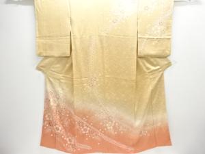 絞り花模様訪問着